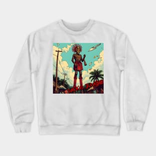 MOKO JUMBIE – FULL COLOUR – FETERS AND LIMERS – CARIBBEAN FOLKLORE EVENT DJ GEAR Crewneck Sweatshirt